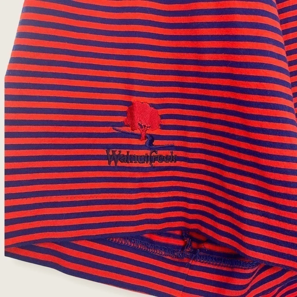 Ralph Lauren Polo Golf Striped 100% Cotton Shirt​​​​​​​​​​​​